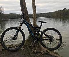 Swap full suspension MTB for 140 pitbike.