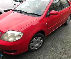 2004 Corolla 1.4 petrol nct & taxed