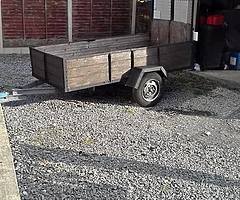 8x4 single axle trailer