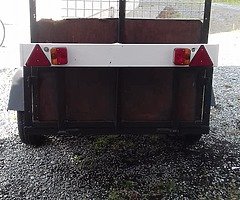 8x4 single axle trailer