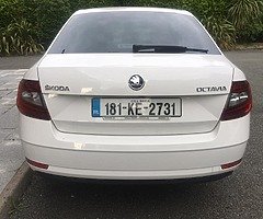 2018 skoda Octavia 1.6tdi 5dr hb €190 tax per annum only 27500 klms