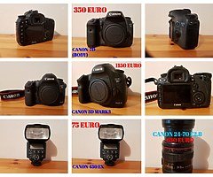 CANON CAMERA AND ACCESORIES