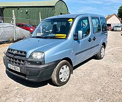 Wheelchair accessible Fiat Doblo 1.9 JTD