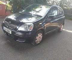 Toyota yaris 04 with nct and tax.