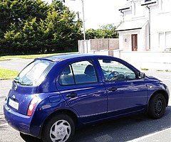 Nissan micra 2004 99.litre