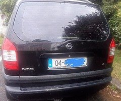 Opel Zafira 04 NCT and TAX - Image 9/9