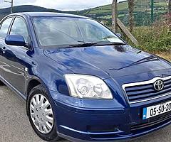 05 toyota avensis petrol manual