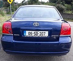 05 toyota avensis petrol manual