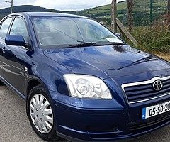 05 toyota avensis petrol manual