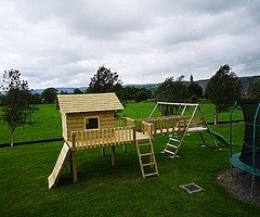 Playhouses and outdoor furniture