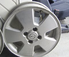 opel alloys 15 inch 4 stood