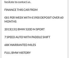 2013 BMW 520d Finance this car from €81 P/W - Image 9/10