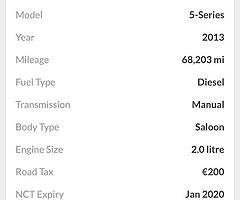 2013 BMW 520d Finance this car from €81 P/W - Image 10/10