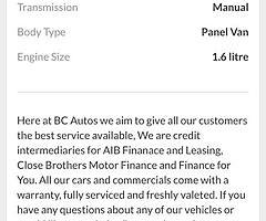 2015 Citroen Berlingo Finance this van from €42 P/W - Image 10/10