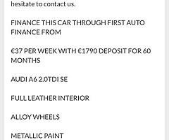 2010 Audi A6 Finance this car from €37 P/W - Image 9/10