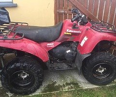 360cc Kawasaki quad bike, message for details