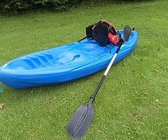 Kayak padel and vest