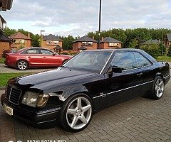 Front and back bumpers of w124 merc