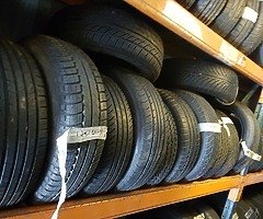 Job lot over 250 partworn tyres