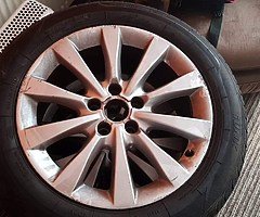 AUDI A6 R17 alloy wheels