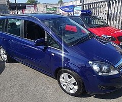 13 Vauxhall zafira 1.6 7 seater 