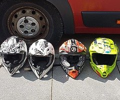 Motocross helmets