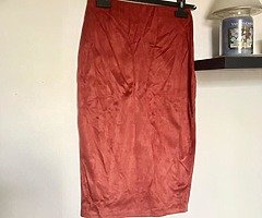 Ax Paris Suede Pencil Skirt size 8