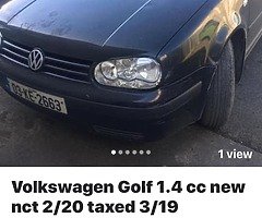 Good clean reliable runabout Taxed & tested Volkswagen Golf 1.4 - Image 7/7