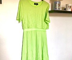 Neon green dress size 10