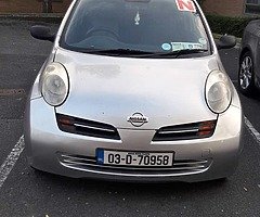 2003 Nissan Micra Hatch back