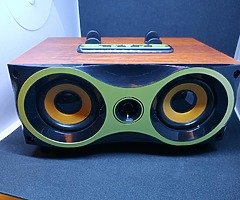 Bluetooth wooden speakers stereo TF USB