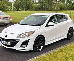 2009 Mazda 3 Sport 2.2 MZ-CRD diesel sport 150ps premium Bose sound system 93k miles white pearl NCT