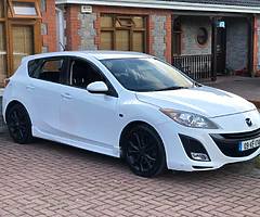 2009 Mazda 3 Sport 2.2 MZ-CRD diesel sport 150ps premium Bose sound system 93k miles white pearl NCT