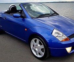 **FOR SALE**

CONVERTIBLE FORD KA (STREET KA) "LUXURY" 1.6, WITH 9 MONTHS MOT AND FULL SERVICE HISTO