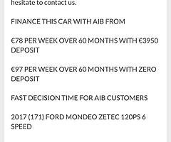 2017 Ford Mondeo Finance this car from €78 P/W - Image 9/10