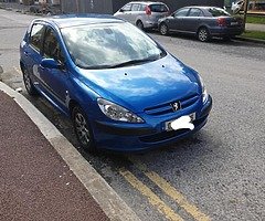 Peugeot 307 - manual- NCT and Tax