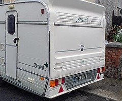 3 berth caravan needs tidying