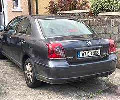 Toyota Avensis 2007 nct & tax