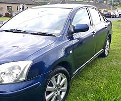 Toyota Avensis D4D Nct and Taxed Manual