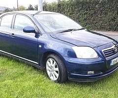 Toyota Avensis D4D Nct and Taxed Manual