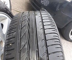 BMW alloys Run Flat tyres