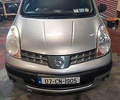 07 nissan note...for parts