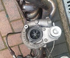 Garret gt2871 , with apexi manifold for sr20