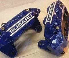 Subaru Impreza brake callipers