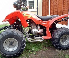 Quad 200cc Adult size the bike is 100%