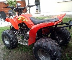 Quad 200cc Adult size the bike is 100%