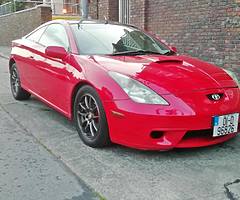 01 red celica auto 140bhp