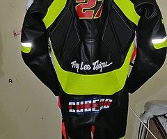 Motorbike leather cuatom deign suit standard and custom size