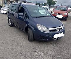 2011 Vauxhall Zafira 7 Seater