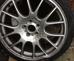 19" BBS Motor sport rims & tyres - Image 6/10